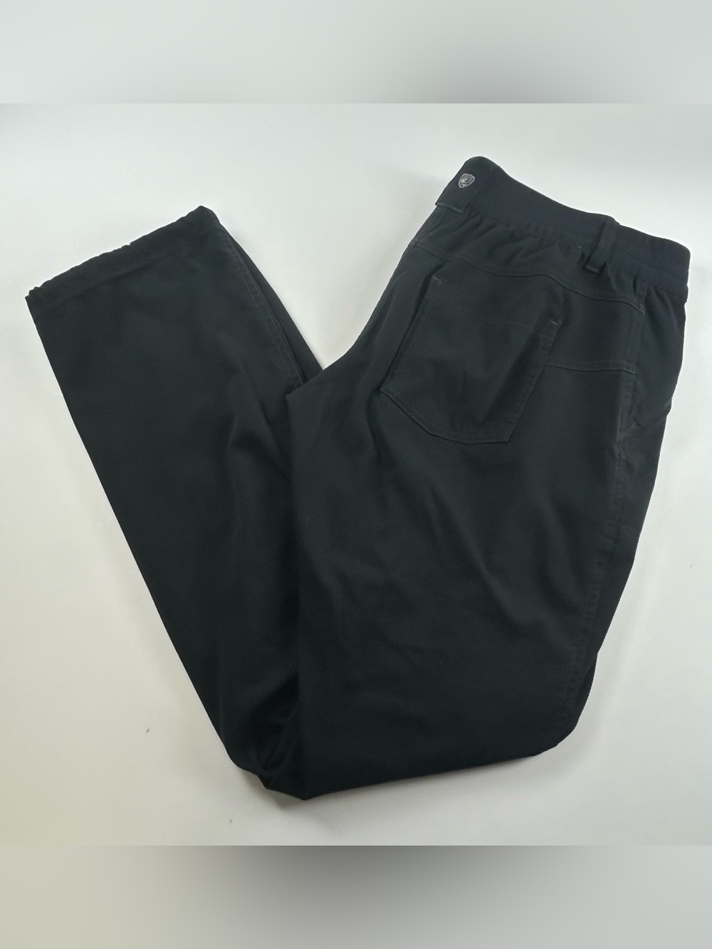 Kuhl WMNS SZ 8 Reg Black Hiking Pants Lightweight Drawstring Ripstop Gorpcore